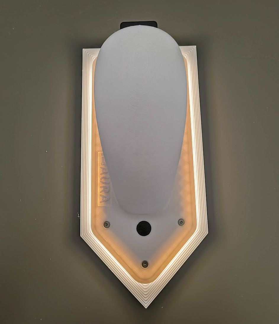 hand sanding block with led light (aura version)